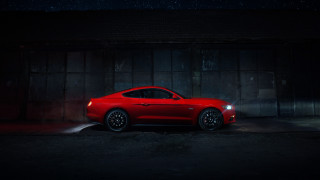 Red car dark garage cobra - david imms free wallpaper