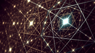 Star constellation galaxy moon fireworks - a computer free wallpaper