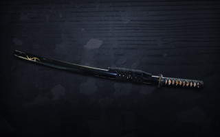 Black gold knife cobra sword - a black surface free wallpaper