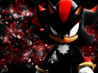 Sonic red furry 3d cel - sonic free wallpaper
