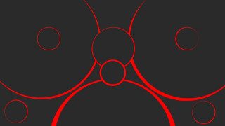 Red black circles lines abstract - circle free wallpaper
