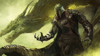 Man suit sword dragon forest - a sword next free wallpaper