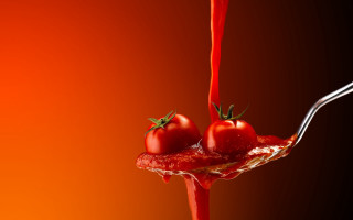 Spoon tomatoes fork liquid red - liquid free wallpaper