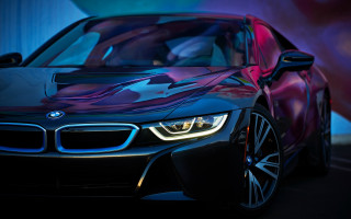 Colorful car parking lot bubble - a wall free wallpaper for desktop