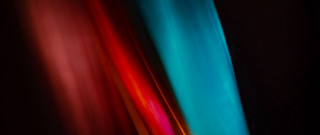 Blurry red blue object black - object free wallpaper