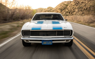 White blue car mountains tilt - car free wallpaper