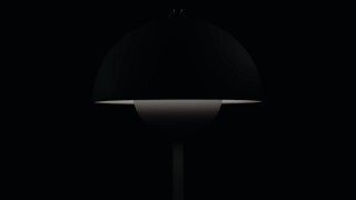 Black lamp white light bauhaus - a white light free wallpaper