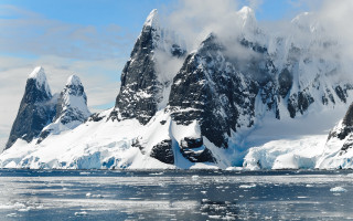 Mountain ice snow water ecological - ice free wallpaper