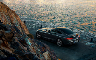 Cliffside car bird backlit photorealistic - annie leibovitz free wallpaper