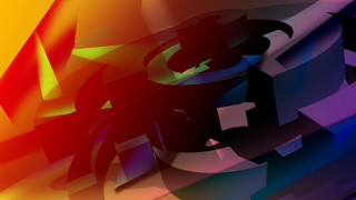 Multicolored abstract clock rainbow generative - c4d free wallpaper