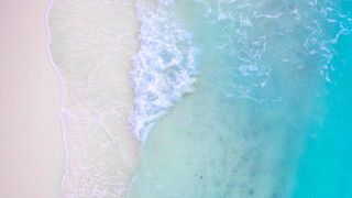 Beach wave person surfboard microscopic - a surfboard free wallpaper