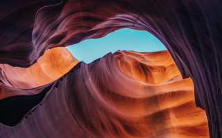 Canyon tallrock formation blue sky - a blue sky in the background free wallpaper for desktop