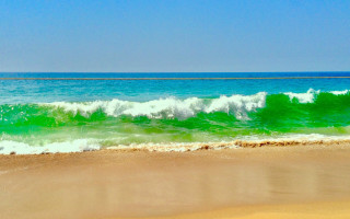 Beach wave surfboard person almada - a surfboard free wallpaper