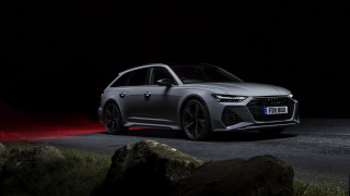 Silver car night road red - a silver car free wallpaper