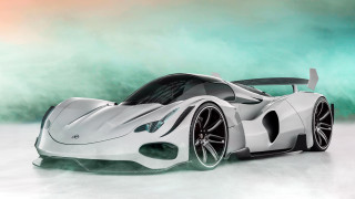 White sports car green orange - background free wallpaper for desktop
