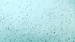 Water drops window sky clouds - a few cloud free wallpaper
