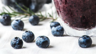 Blueberry smoothie fresh berries rosemary - fresh free wallpaper