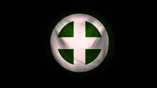 Green white circular logo cobra - a white circle free wallpaper