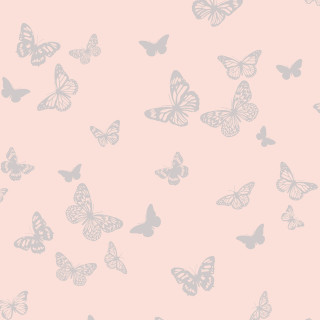 Pink background butterflies colorful patterns - soft free wallpaper