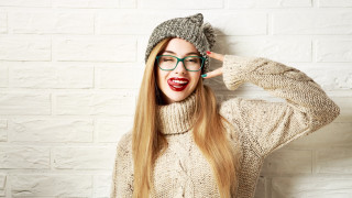 Blonde woman hat glasses cat - adrienn henczné deák free wallpaper