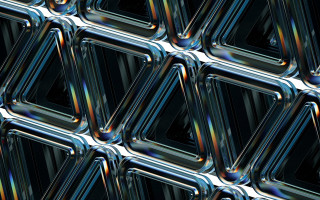 Metal surface square pattern black - shiny free wallpaper