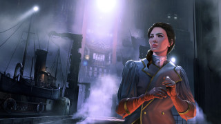 Woman city steam lamp military - cedric peyravernay free wallpaper