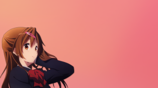 Girl long hair red tie - a red tie free wallpaper