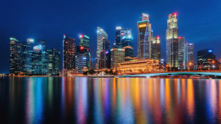 Tokyo city skyline bridge river 7 - the water and buildings free wallpaper