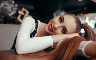 Elina karimova long hair portrait - portrait photography free wallpaper
