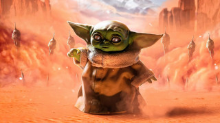 Cartoon desert character scarf mountain - the desert free wallpaper