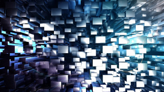 Colorful abstract squares center geometric - square free wallpaper