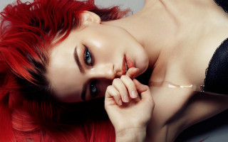 Constance anne parker red hair 6 - her cheek free wallpaper