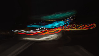 Blurry night car motion blur - motion blur free wallpaper for desktop