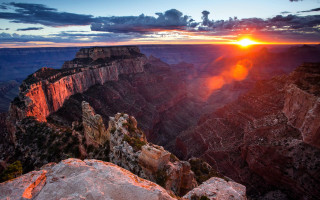 Grandcanyon sunset mattebeach cityscape cliff - grand free wallpaper