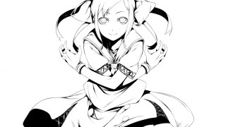 Girl long hair cat ears 3 - long hair and a cat ears free wallpaper