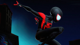 Spiderman jumping city eddie mendoza - a spider man free wallpaper