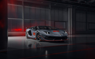 Grey sports car garage red 2 - a grey sports car free wallpaper