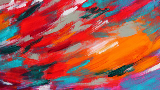 Abstract beach boat sunset reflection - color free wallpaper