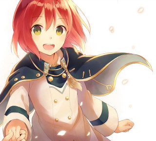 Girl red hair cape shoulders - a girl free wallpaper