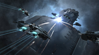 Starship clouds aurora cityscape nightspace - a group of ships free wallpaper