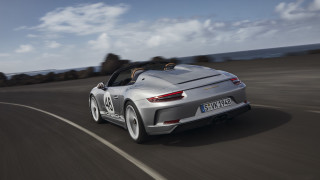 Silver sports car ocean cliff 2 - a silver sports car free wallpaper for desktop
