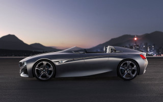 Silver car night mountains city - a silver car free wallpaper