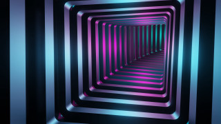 Colorful black blue purple tunnel - c4d free wallpaper