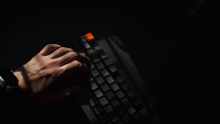 Hand keyboard dark glowing automatistes - bedwyr williams free wallpaper
