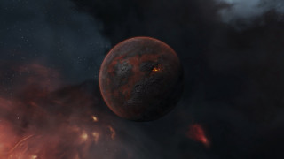 Red planet atmosphere light matte - planet free wallpaper