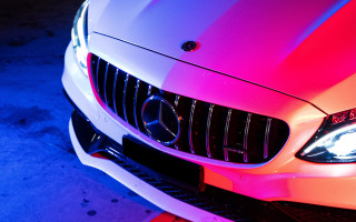 Mercedes benz car bright light - rim free wallpaper