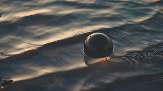 Camera reflection sunset beach ocean - anthony s waters free wallpaper
