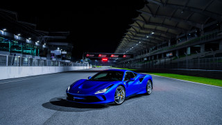 Blue sports car race track 5 - a race track free wallpaper