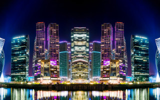 Tokyo city skyline river bridge 2 - a river and a bridge free wallpaper