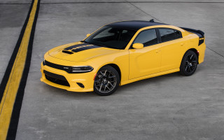 Yellow car concrete line black - a concrete surface free wallpaper